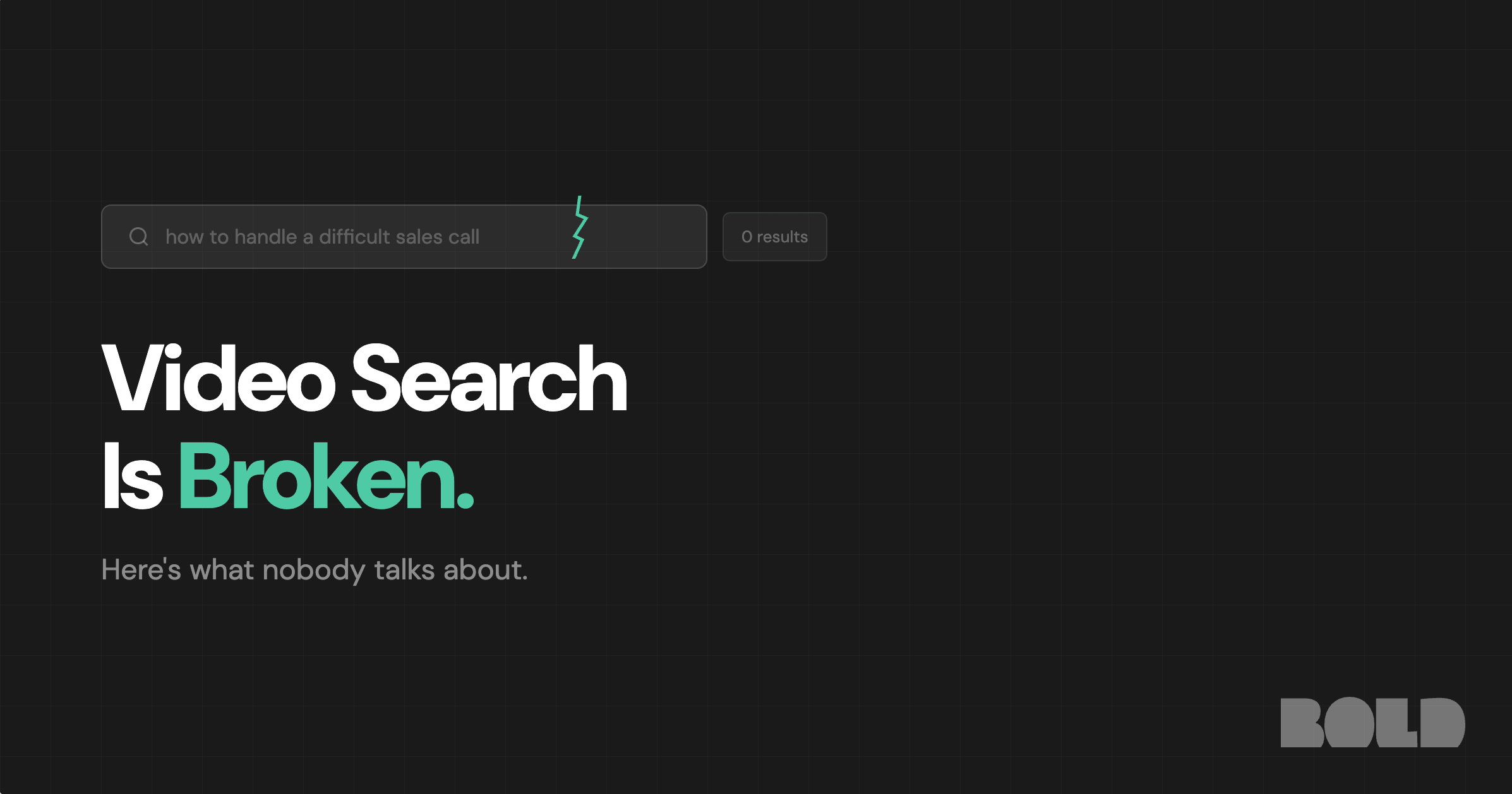 Video Search Is Broken. Here's What Nobody Talks About.